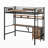 Loft Bed with L-Shaped Desk, Charging Station