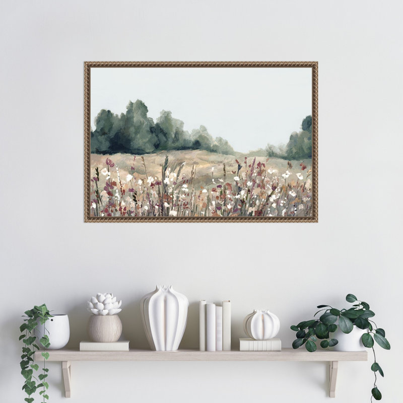 «Mute Meadows» par Hannah Dawson, reproduction d'art sur toile encadrée, H 16 po x l 23 po