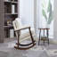 Chaise berçante décorative, salon rembourré confortable et fauteuil de lecture-588983140