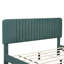 Ensemble de chambre avec lit plateforme 4 pièces avec tables de chevet et banc Amdi-88097128-88097127