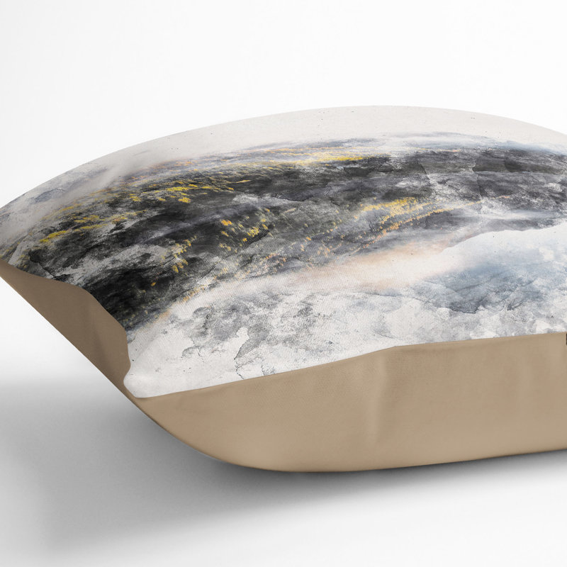 Square Cushion, 40cm H x 40cm W x 15cm D, Stone