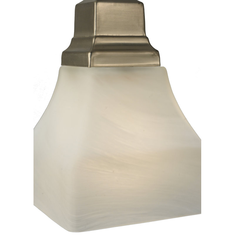 Mini Globe Brushed Nickel Indoor/Outdoor Energy Star Pendant Light