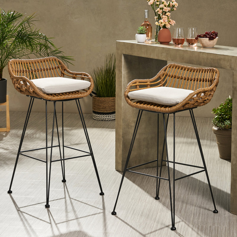 Extérieur avec coussins, de 2, structure noire, finition en tissu gris foncé avec coussins, assemblage requis