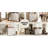 Burkhart 46.2" W Traditional 6-Drawer Double Dresser with Sculpted Base-1315391822