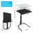 Hindenach Adjustable Metal Base Standing Desk