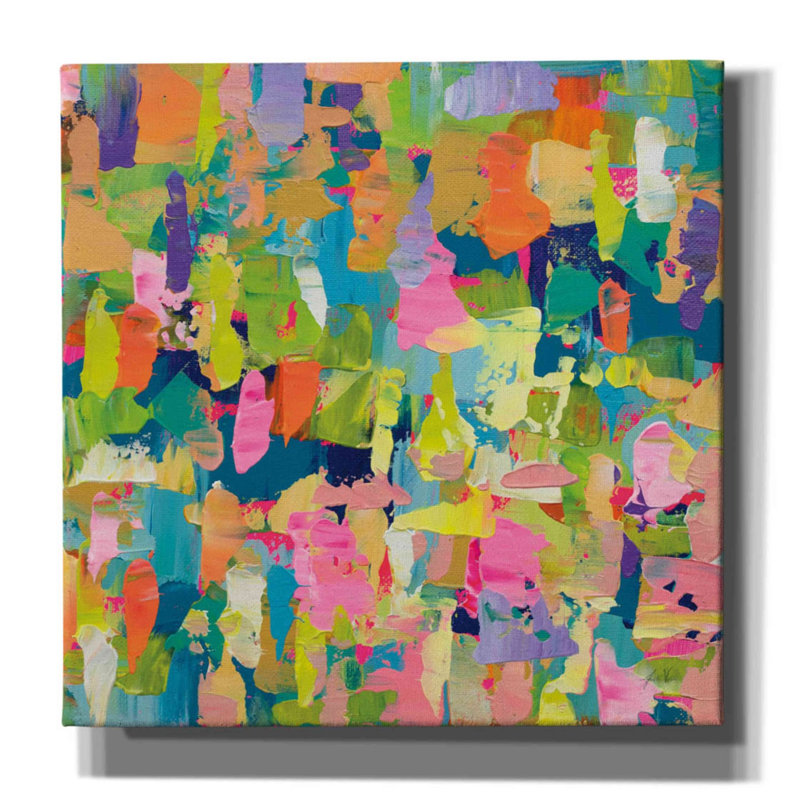 «High Spirits» par Jeanette Vertentes, art mural sur toile, H 26 po x l 26 po x P 1,5 po