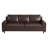 87" Luxury Upholstered Faux Leather Sofa, 3-Seater Couch With Soild Wood Legs For Living Room, Office -618745213