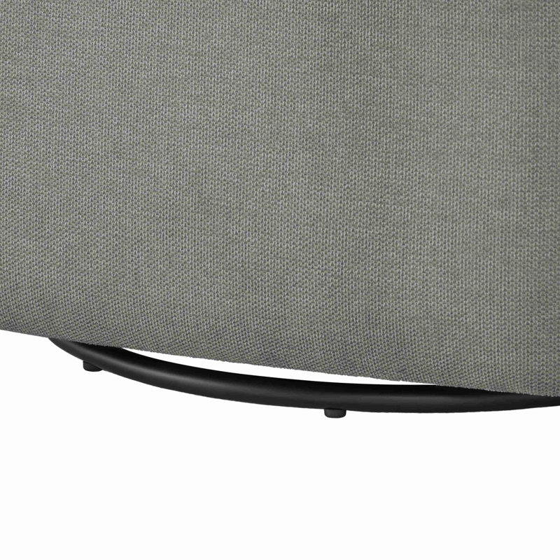 Fauteuil demi-tonneau pivotant 360, Gris