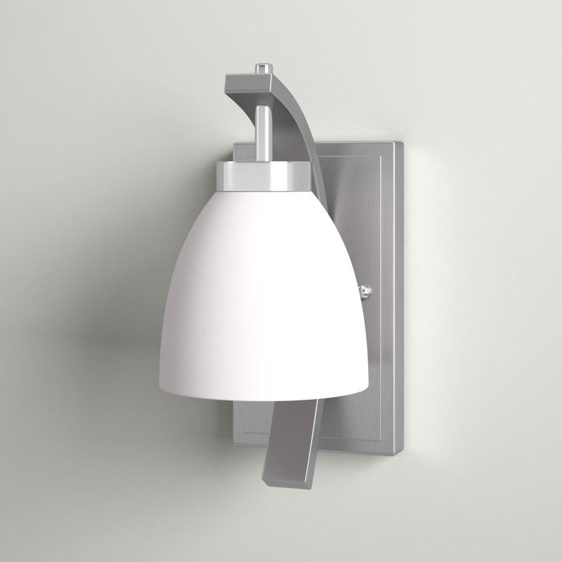 Feeley Dimmable Bath Sconce, Brushed Nickel