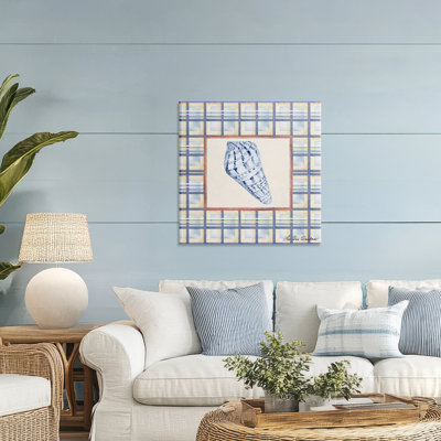 Trésors de la mer sur toile écossaise, design par Lee Ann Sanders