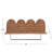 Aubree Wavy Rattan Floating Shelf