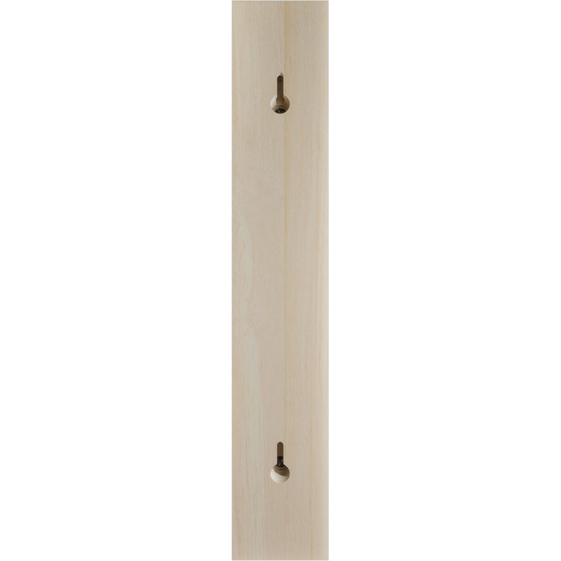Support en bois Reece, Hévéa, H 14,25 po x l 2,5 po x P 14,75 po