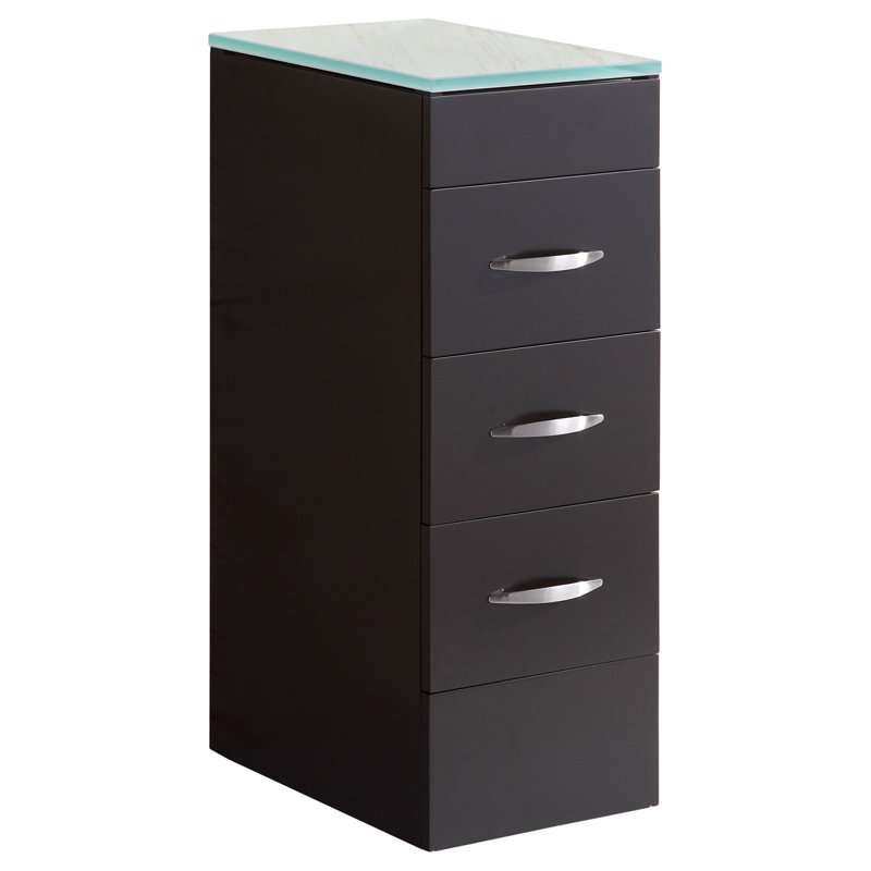 Linen Cabinet, Black