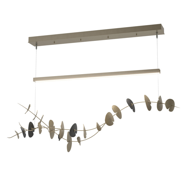 Lily 1 - Light Pendant, Soft Gold, Black