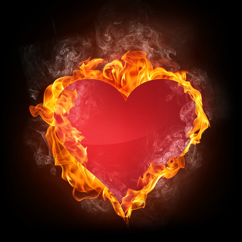 Heart - Wrapped Canvas Print, 91cm H x 91cm W x 3.8cm D