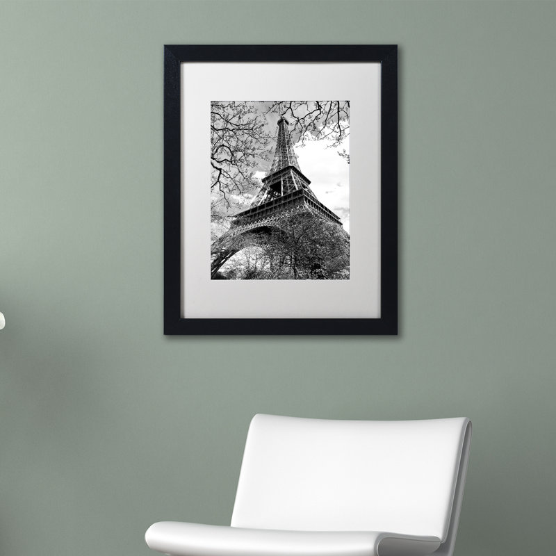 Eiffel Tower 2 by Philippe Hugonnard - Single Picture Frame Photograph on Canvas, 20" H x 16" W x 0.5" D, White