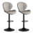 19.29" Bar Stools Set of 2 Modern Swivel Bar Chairs, Barstools Counter Height with High Backrest, Easy 3-5 Minute Assembly for Bar, Kitchen, Dining Room-1899866518-1909169408
