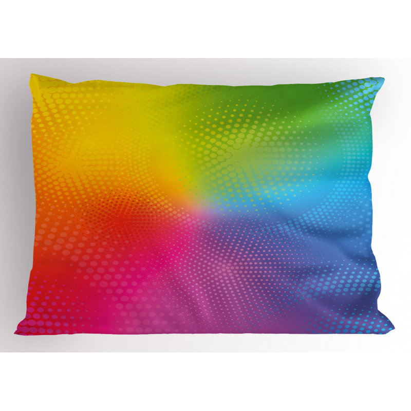 Dots Polyester Abstract Sham Set, Twin