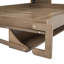 Lit escamotable avec garde-robe, tiroirs et tablettes ouvertes Murphy