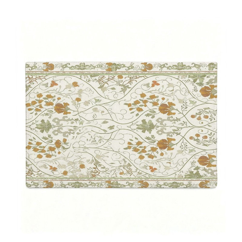 Tapis décoratif vintage moucheté, pour cuisine, 120 x 80 cm