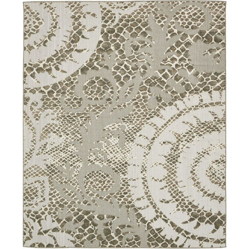 Tapis de véranda d'extérieur couleur caillou, Rectangle 8 pi x 10 pi