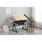Adjustable Drawing Drafting Table Desk With 2 Drawers For Home Office And School With Stool(Wood)