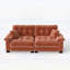 Canapé moderne plissé en chenille 3 places 94 pouces avec support à ressorts durable et coussins en mousse épais-1765742243