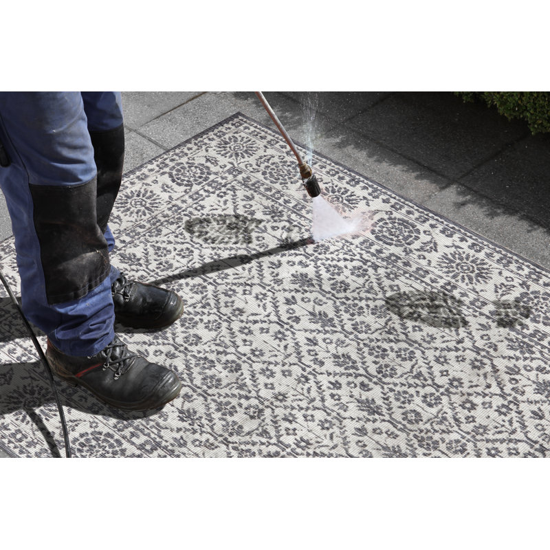 Curacao Flatweave Grey Rug, Rectangle 80 x 150cm