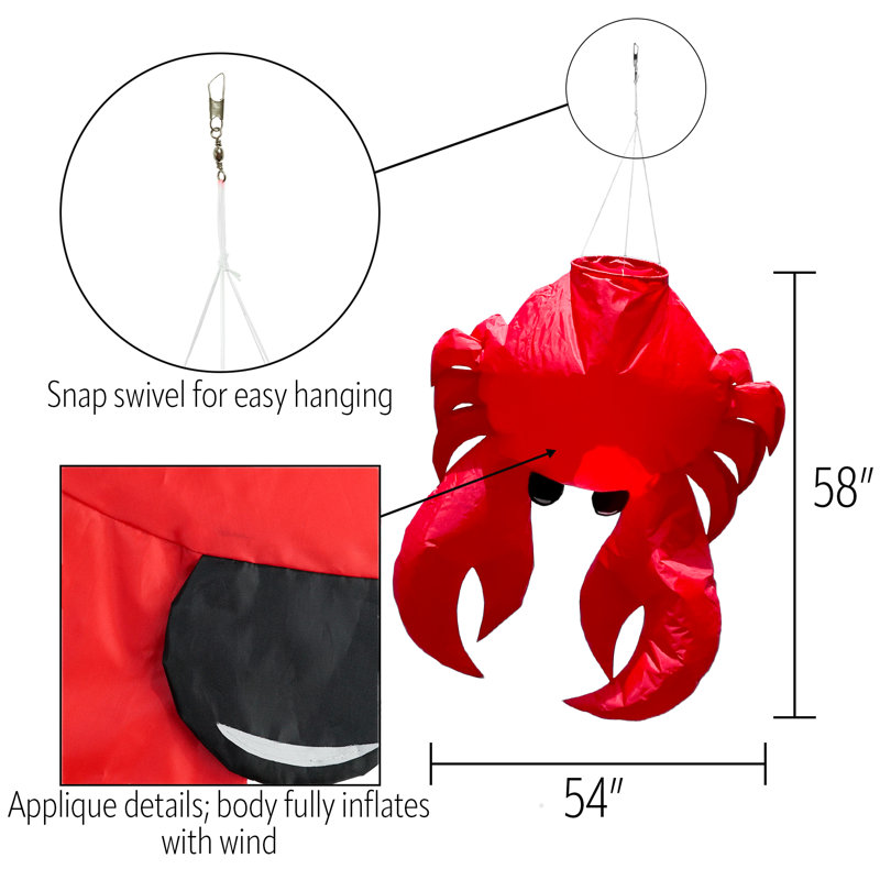 Crab Big Breeze Windsock