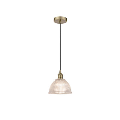 Luminaire suspendu en forme de dôme à 1 lumière Boba