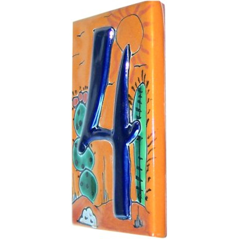 TalaMex désert Talavera céramique maison numéro quatre