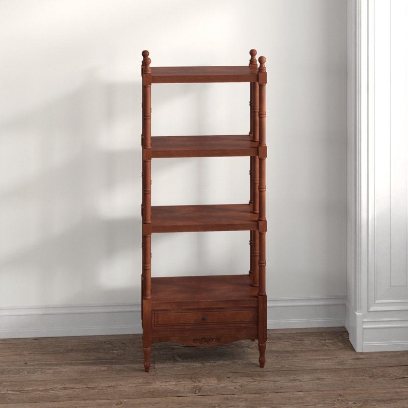 Bibliothèque Aodee, Teinture, (4 Shelves) 55” H x 22” W x 13” D