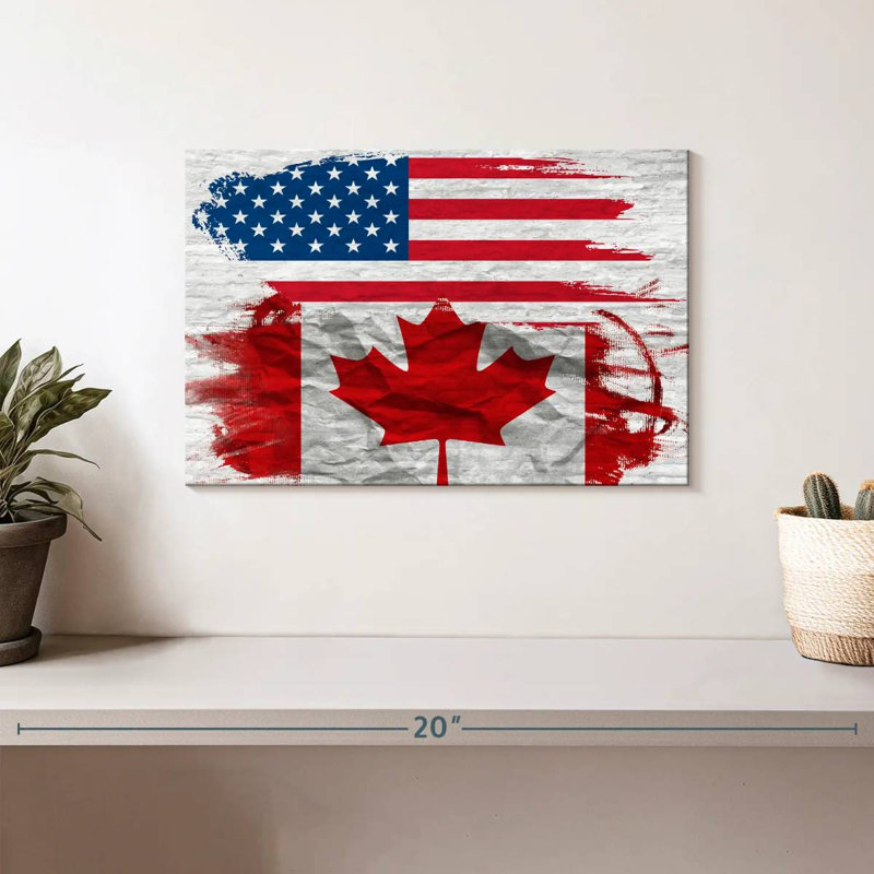 Borges USA And Canada Flag