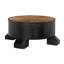 Tambour Solid Wood Coffee Table