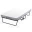 Lit pliant, lit pliant de 38 po x 75 po avec matelas de 5 po, lit simple pliable avec structure en métal robuste et matelas en mousse à mémoire de forme, lit simple escamotable portable avec matelas