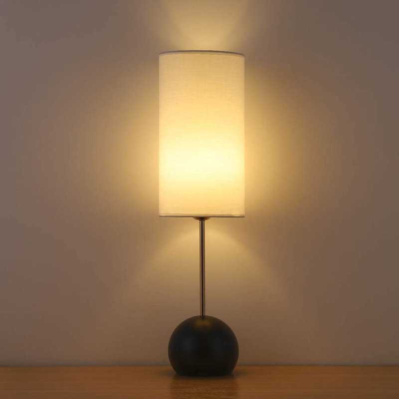 Lampe de table noire 26,4 "