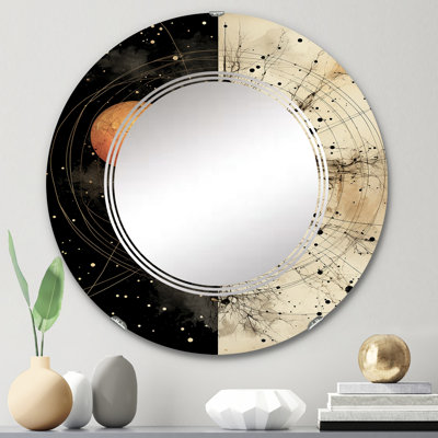 Blazon - Miroir mural moderne rond