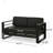 Lenuel Upholstered 56.76 " Fabric Loveseat