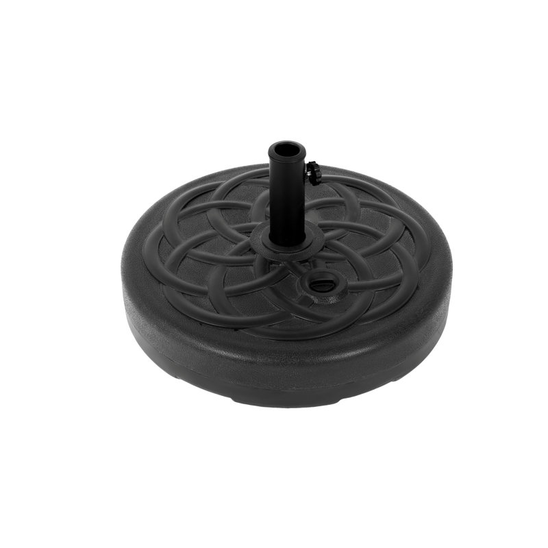 Base de parasol pour piscine - Facile à ranger lorsqu'il n'est pas utilisé Support d'extérieur robuste galvanisé Durabilité accrue