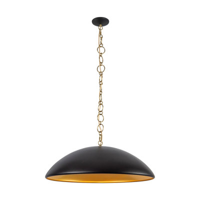 Atmore 27-in Matte Black Pendant