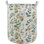 Panier à linge pliable, grand panier à linge à imprimé floral pour bébé filles, jouets, organisateur de vêtements, panier de rangement pliable, toile imperméable avec poignées (vert)