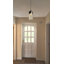 Roderick 1-Light Amber Black Cylinder Pendant