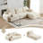 Modern Memory Foam Compressed Sofa,Large Sectional Couches,Pet-Friendly Cloud Modular Sectional Sofa-1292030874