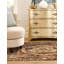 Tapis abstrait brun / rouge Alameda-2054621483