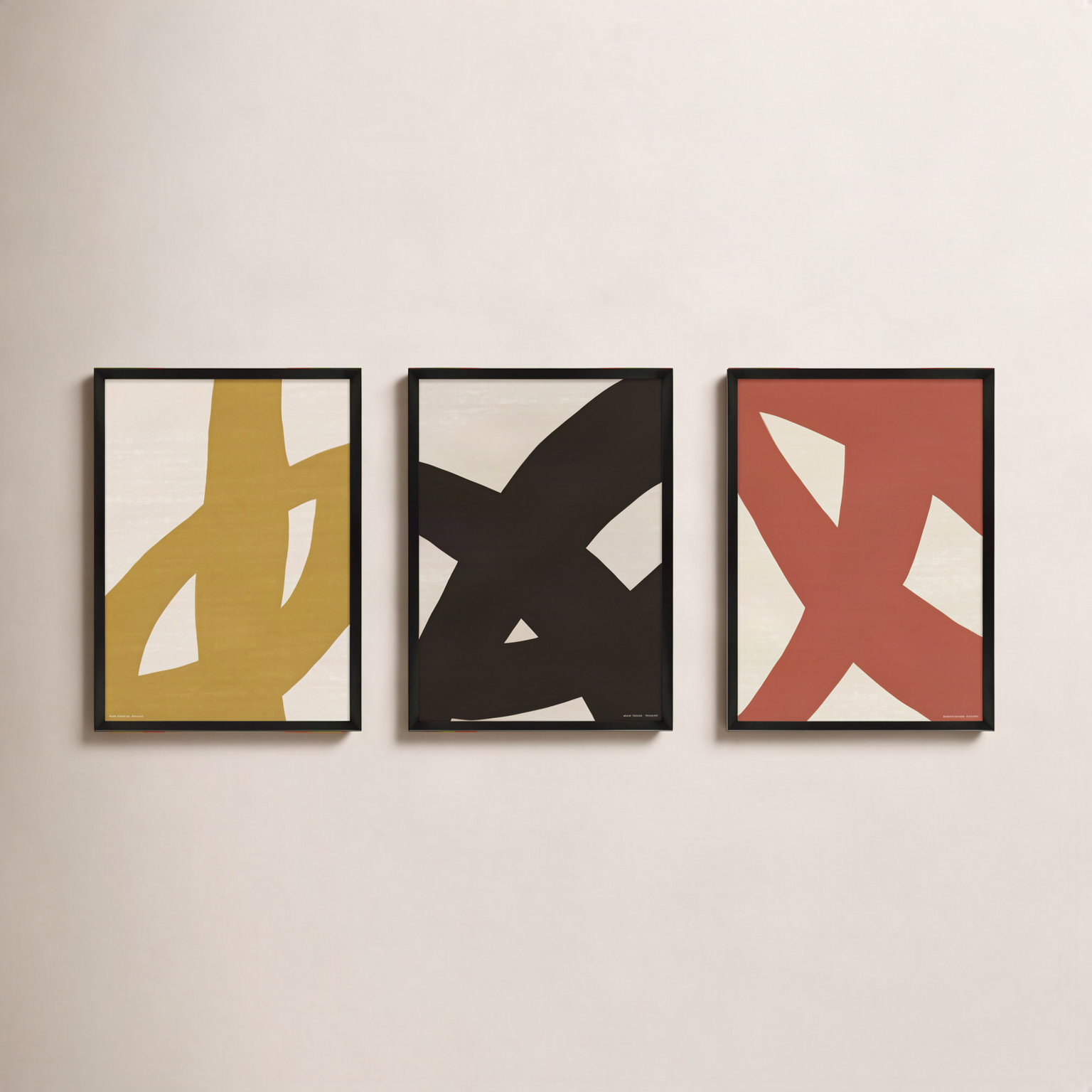Form & Fusion by Romina Gadler, Black Framed Paper, 25" H x 17.5" W x 1.25" D