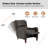 Neliyah 28.75" Wide Genuine Leather Recliner-105914577