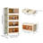 19.69" Side Wide Folding Storage Cabinet