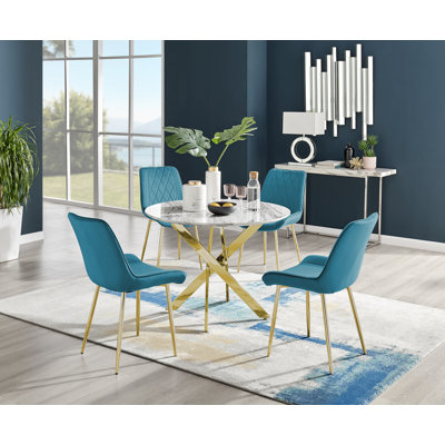 Eubanks 4 - Person Dining Set