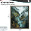 Cadre flottant turquoise River River Bends, design par Franklyn Gregory-1722857468-1722857470
