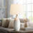 2-Pack 3-Way White Ceramic Table Lamp